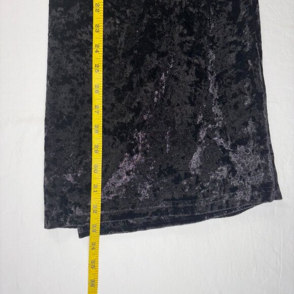 R. Vivimos Black Velvet T-Shirt Dress - Size 2XL - Picture 6 of 6
